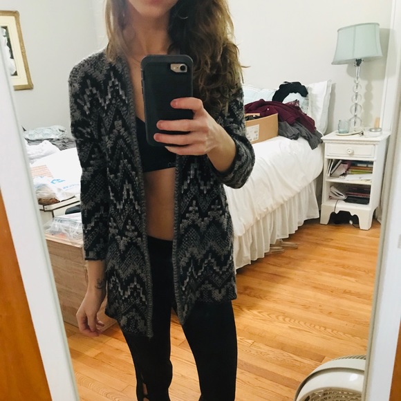 Lucky Brand Sweaters - Lucky Brand Crop Sleeve Cardigan